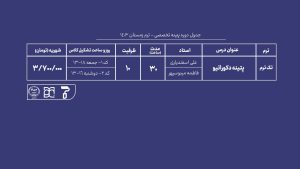 دوره آموزش پتینه دکوراتیو ساختمان جهاد دانشگاهی هنر