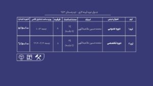 دوره آموزش آیینه کاری جهاد دانشگاهی واحد هنر