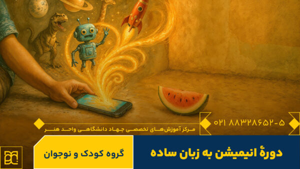 دوره آموزش انیمیشن به زبان ساده جهاد دانشگاهی هنر