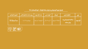 دوره ساخت انیمیشن کودک جهاد دانشگاهی هنر